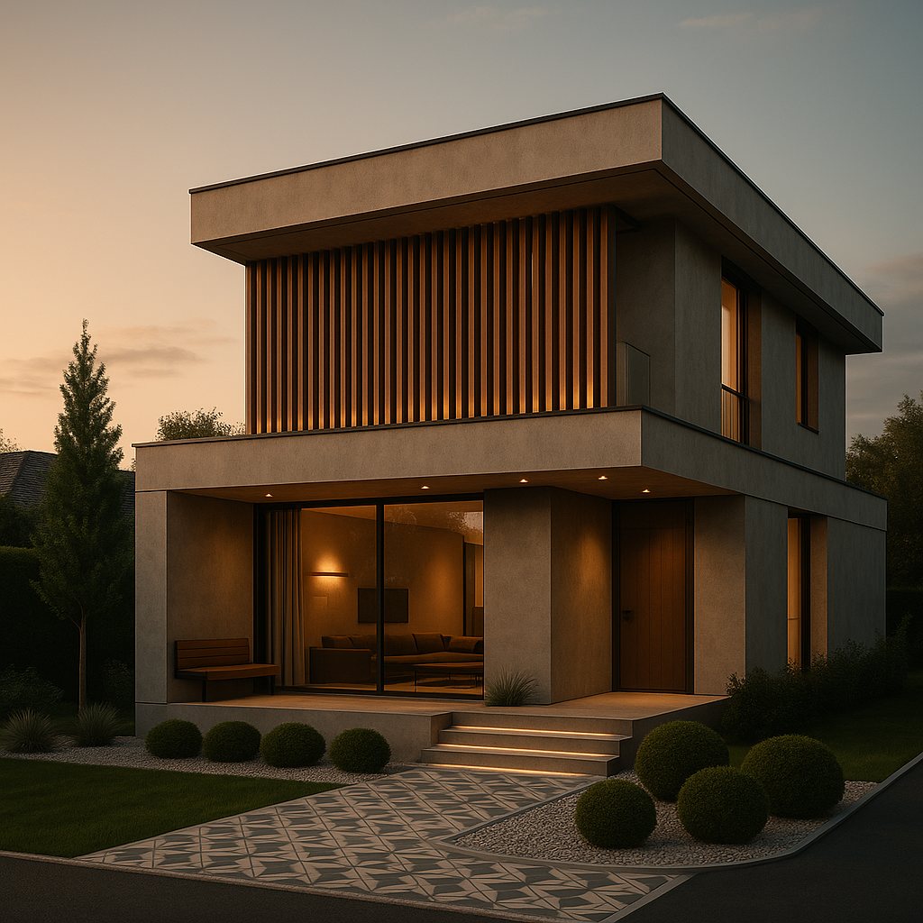 Timber Screen House by JSR Architects