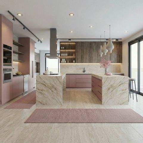 Kitchen interior designed by JSR Architects